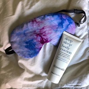 Tie Dye Sleep Mask + Relax Lotion set